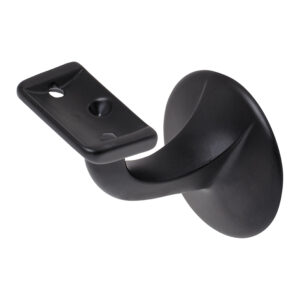 Muurleuningdrager kr350370 Aluminium zwart