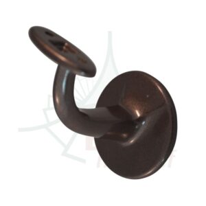 muurleuningdrager ma edelstaal messing bruin