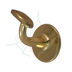 muurleuningdrager ma edelstaal messing gepolijst