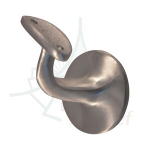 muurleuningdrager ma edelstaal chrome geborsteld