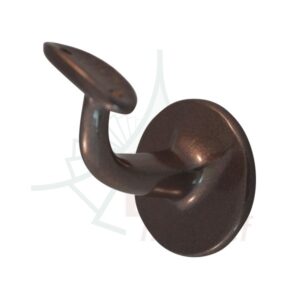 muurleuningdrager ma edelstaal messing bruin