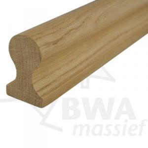 eiken leuning sleutelgatprofielmm